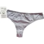 Sielei 1447 šedé dámské brazilské kalhotky Barva: šedá, Velikost: XL