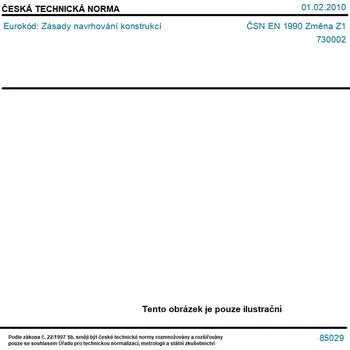 ČSN EN 1990 Změna Z1 - Eurokód: Zásady navrhování konstrukcí - Tisk