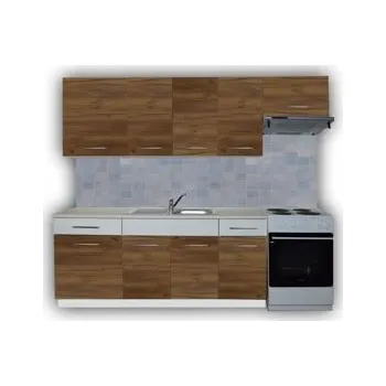 Kuchyňská linka Kuchyňská sestava craft tabaco/bílá perla 240 FERRUM