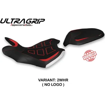 Moto sedlo TPZ Italia potah sedla MV Agusta Turismo Veloce (21-24) Zuata special color ultragrip model potah sedla: bez loga 2WHR (white-red)