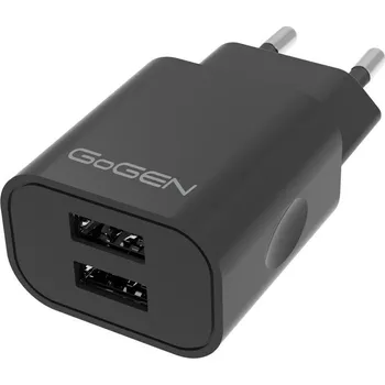 Nabíječka do sítě GoGEN ACH 204, 2x USB 2A (10W) - černá