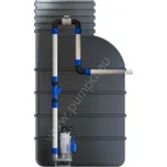 PUMPA black line Box 1 VP PQD 7-16 čerpací jímka včetně šachty, volná instalace, plovák na čerpadle, 230V 1,5kW, kabel 10m ZB00044610