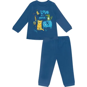 Chlapecké pyžamo Chlapecké pyžamo - WINKIKI WNB 11963, modrá Barva: Modrá, Velikost: 74