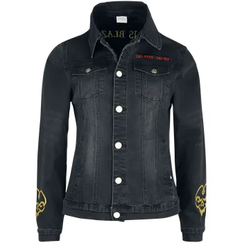 Dámská casual bunda Džínsová bunda z League Of Legends - Miss Fortune - No Prey No Pay - Ženy - černá
