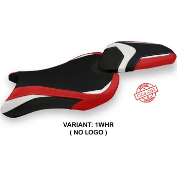 Moto sedlo TPZ Italia Potah sedla Triumph Street Triple (17-22) Sarzana special color model potah sedla: bez loga 2GRR (grey-red)