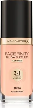 Make-up Max Factor Facefinity All Day Flawless 3in1 dlouhotrvající make-up SPF20 30 ml