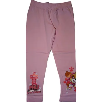 Dívčí světle růžové legíny s pejsky tlapkové patroly 110