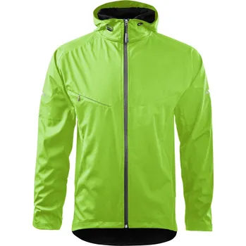 Pánská softshellová bunda Malfini Cool Pánská softshell bunda 515 zelené jablko XXXL