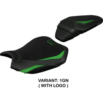 Moto sedlo TPZ Italia Potah sedla Kawasaki Z H2 Argos model potah sedla: bez loga 1GN (green)