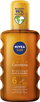 Přípravek na opalování Nivea Sun Carotene Oil Spray SPF6 200 ml