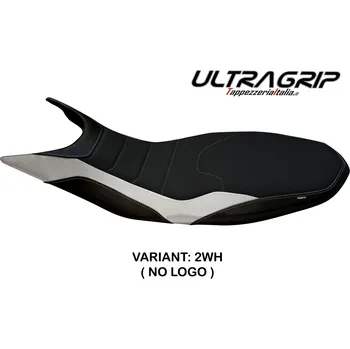 Moto sedlo TPZ Italia potah sedla Ducati Hypermotard 821 / 939 (13-18) Megara 1 ultragrip model potah sedla: bez loga 2WH (white)