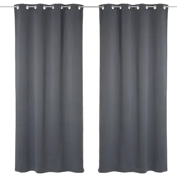 Sprchový závěs Atmosphera Zatemňovací závěsy s oky, 135 x 240 cm, 2 ks