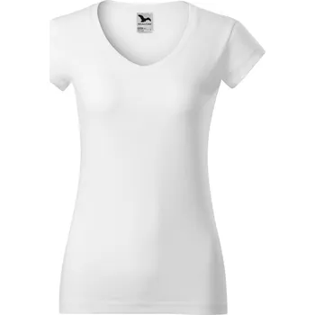 Malfini Fit V-NECK Dámské triko 162 bílá XS