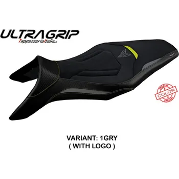 Moto sedlo TPZ Italia potah sedla Yamaha MT-09 (13-20) Asha special color ultragrip model potah sedla: bez loga 5RDG (red-grey)