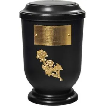 Smuteční dekorace Urna plastová se štítkem č.502