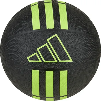 Basketbalový míč adidas 3S Rubber Mini Ball černý/žlutý