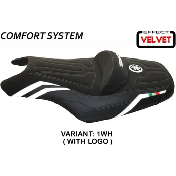 Moto sedlo TPZ Italia Potah sedla Yamaha T-Max (08-16) I Love Italy comfort model potah sedla: s logem 1WH (white)