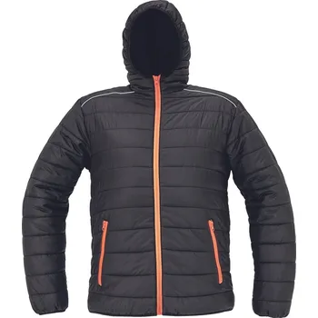 Cerva Max Vivo Light Pánská zateplená bunda 03010662 černá/oranžová 4XL