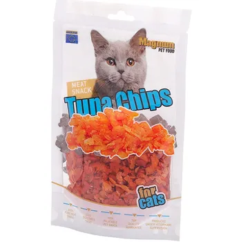 Pamlsek pro kočku Magnum Cat Tuna Chips 70 g