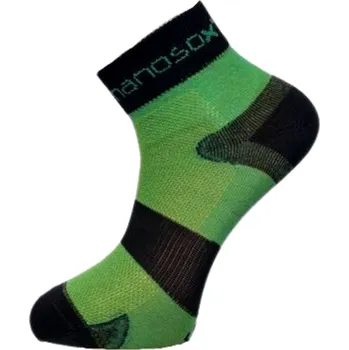 Pánské ponožky nanosox SPORT CYKLON ponožky .37-38 .černo-zelená