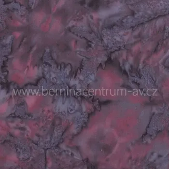 Hoffman 3018-394 bali batika fialová bavlněná látka patchwork