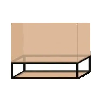 police K20 systém police pod korpus černý mat Rozměr: 900x250x350 mm