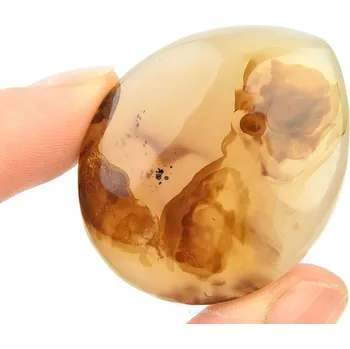 Přírodní kámen Mugle achátová kapka 26g