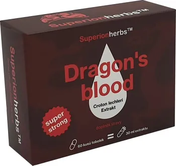 Přírodní produkt Superionherbs Dragons Blood 60 cps.