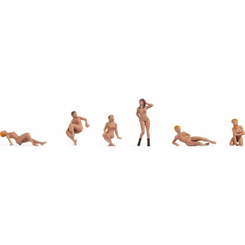 Modelová železnice Postavičky Nahé slečny H0 - Noch 15949 (Figurky H0 1:87)