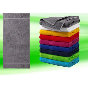 Ručník vyšívaný ručník se jménem tmavě šedý