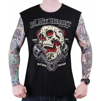 Pánské tílko tílko pánské - FLAME PISTON - BLACK HEART - 12177 - M