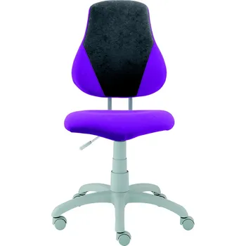 Dětská židle FUXO Alba V-LINE fialovo-šedá