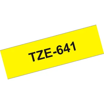 Pásek do tiskárny Originální kazeta s páskou Brother TZe-641 - černý tisk na žluté, šířka 18 mm