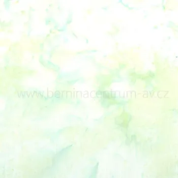 Hoffman 3018-522 bali batika zelená bavlněná látka patchwork