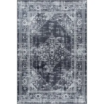 Koberec Kusový koberec Fiesta 4301 black - 80 x 150 cm