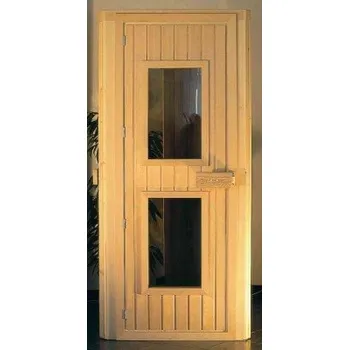 Dveře Saunatop se dvěmi skly