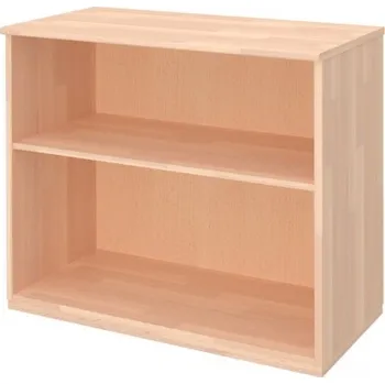 Postel Domestav - DOMINO Skříň k patrové posteli policová hloubka 306 buk cink, olejovaný