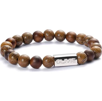 Prsten Olivie Korálkový náramek WOOD 6067 Ag 925; ≤9,5 g.