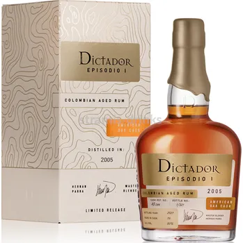 Rum Dictador Episodio I American Oak Cask 2005 50 %  0,7 l dárkový box