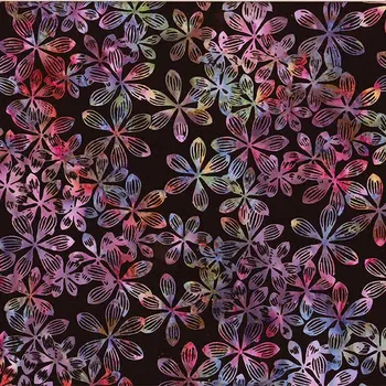 Hoffman 3370-714 bali batika vícebarevná bavlněná látka patchwork