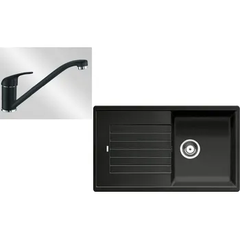 Granitový dřez Blanco set ZIA 5 S + DARAS SILGRANIT-Look Barva: Antracit