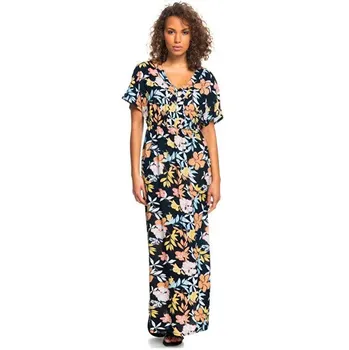 ROXY Dynamite Girl Anthracite Island Vibes Dámské šaty ROXY Dynamite Girl Anthracite Island Vibes