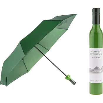 Deštník Deštník ve tvaru láhve bílého vína