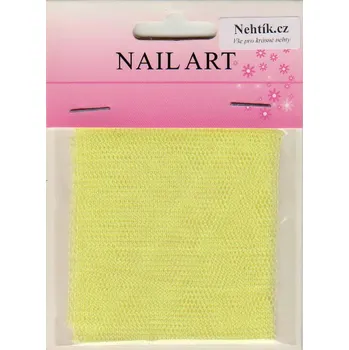 Nailee Barevná síťka jemná - žlutá