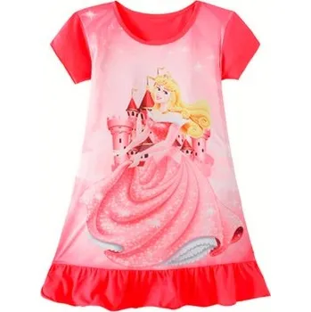Dívčí noční košilky s krátkým rukávem, Disney motivy Motiv: Růženka, Velikost: XL/7-8T