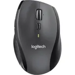 Logitech myš M705/ Bezdrátová/ Laserová/ 1000dpi/ 2.4GHz/ USB přijímač/ černo-stříbrná