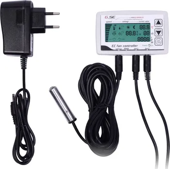 Příslušenství pro vzduchotechniku GSE regulátor s LCD displejem pro 2 EC ventilátory