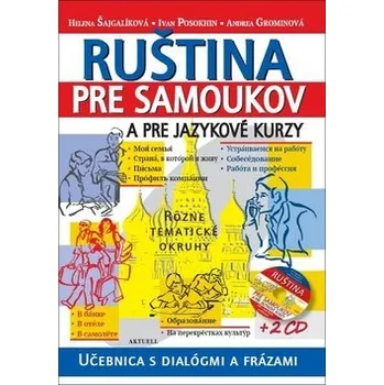 Cizojazyčná kniha Ruština pre samoukov a pre jazykové kurzy + 2 CD - Helena Šajgalíková; Ivan Posokhin; Andrea Grominová