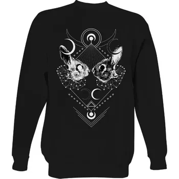 Pánská mikina Mikina bez kapuce Unisex s potiskem Evil Rabbits - mikina pánské