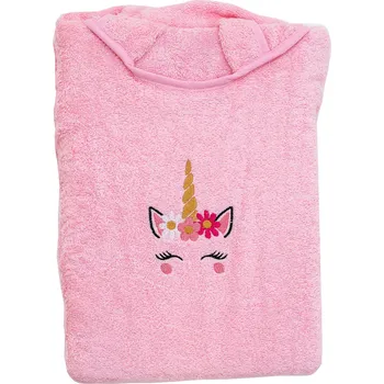 Dámský župan EVEI Pončo s kapucí pro děti Jednorožec